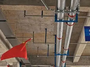 清水河管廊支架的安装方法